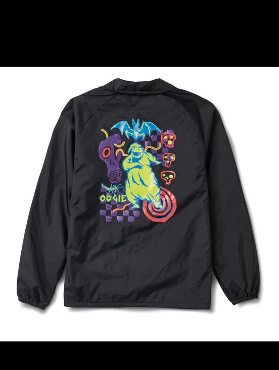 Vans Other - Vans Nightmare Before Christmas Windbreaker Jacket Black Neon & Purple - Small